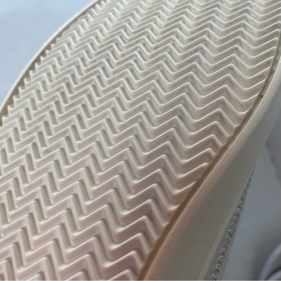 Never worn! AllSaints Milla suede platform sneakers, light gray Size 7 - Picture 12 of 12